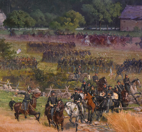 A segment of the Gettysburg Cyclorama