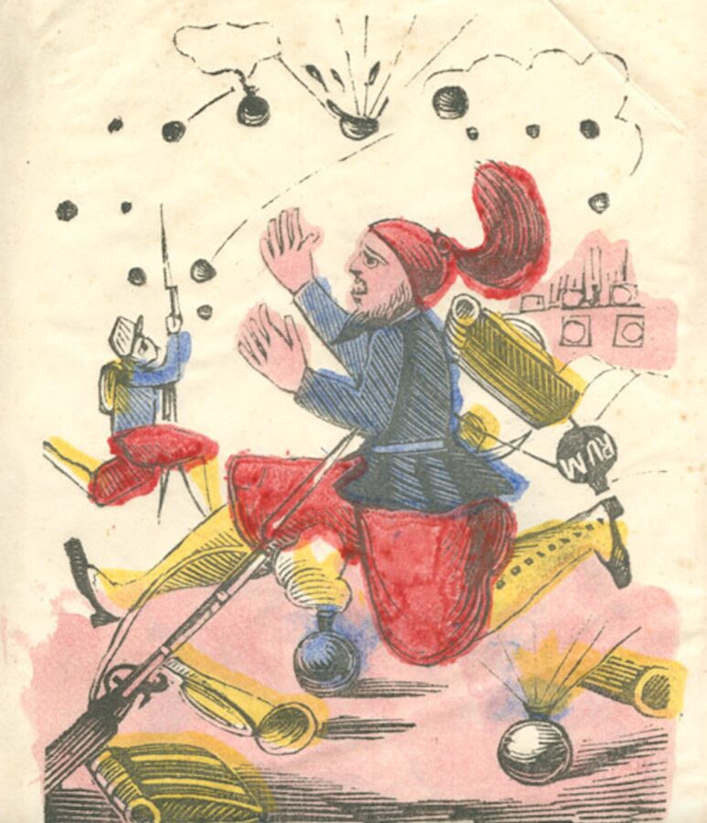 Civil War Zouave valentine