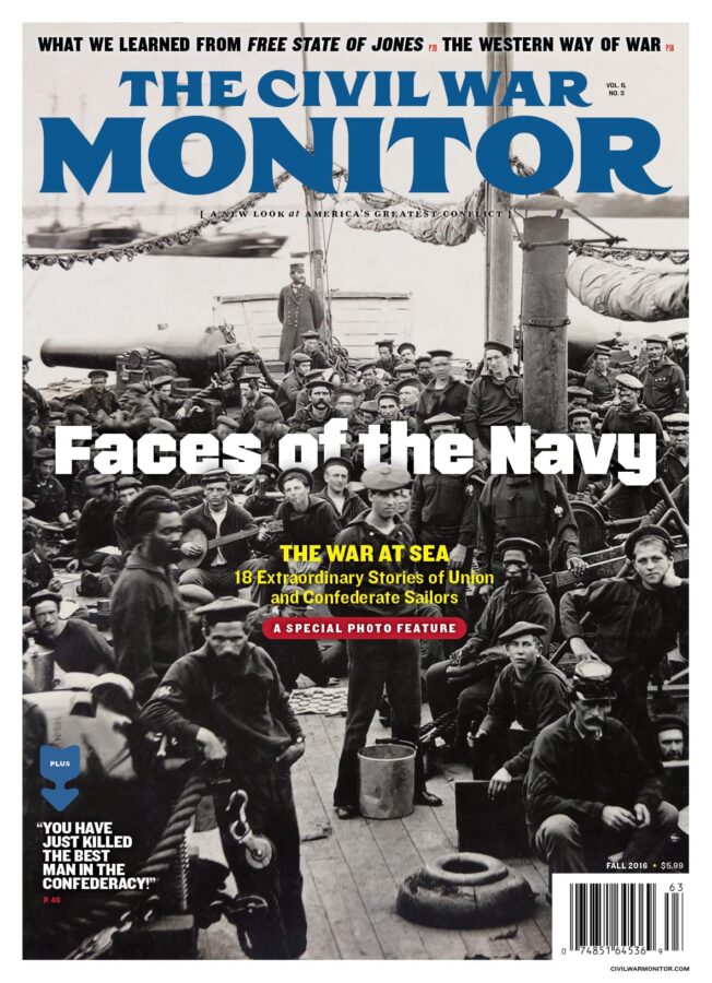 Fall 2016 Civil War Monitor cover