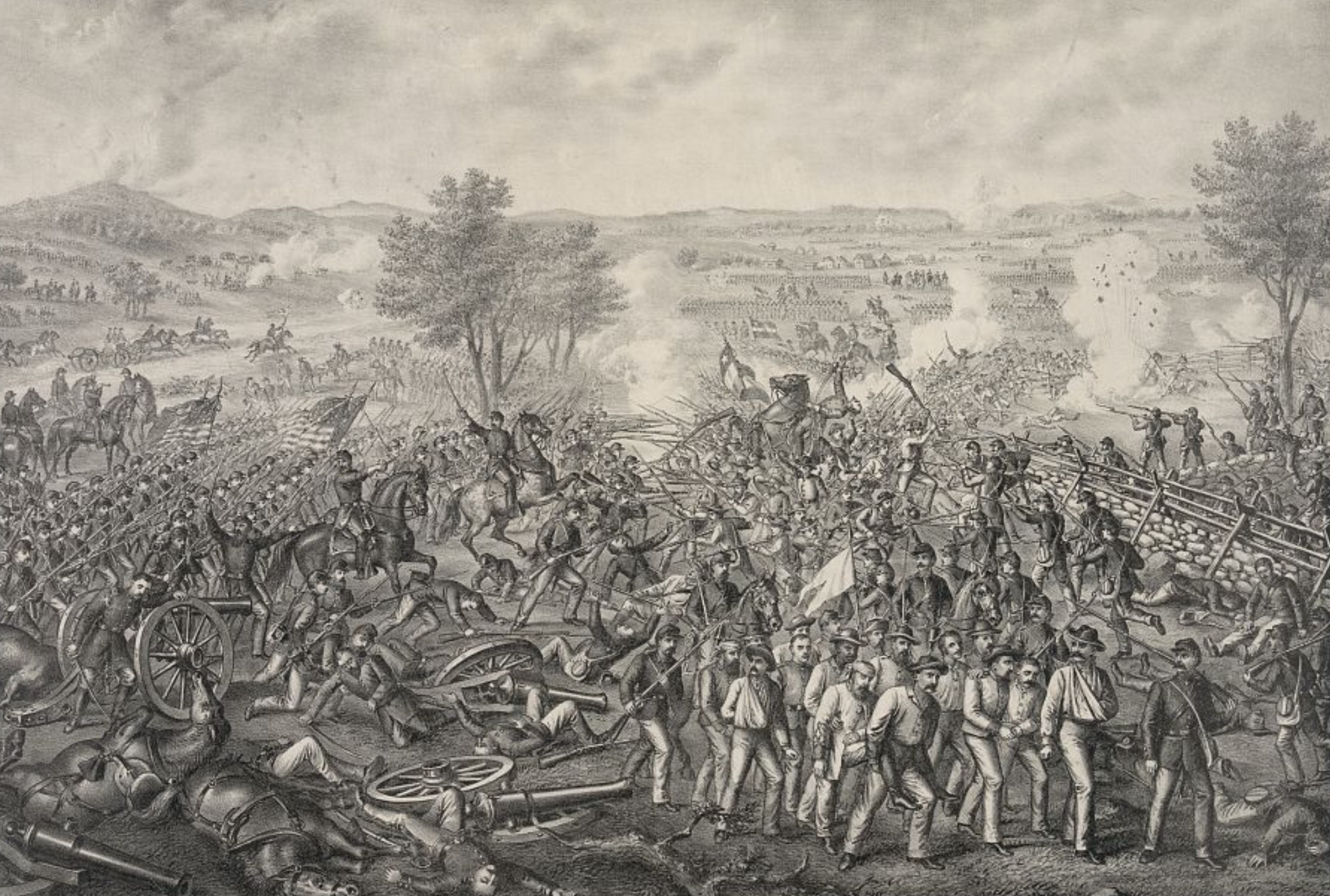 Kurz & Allison's "The Battle of Gettysburg" (1884)