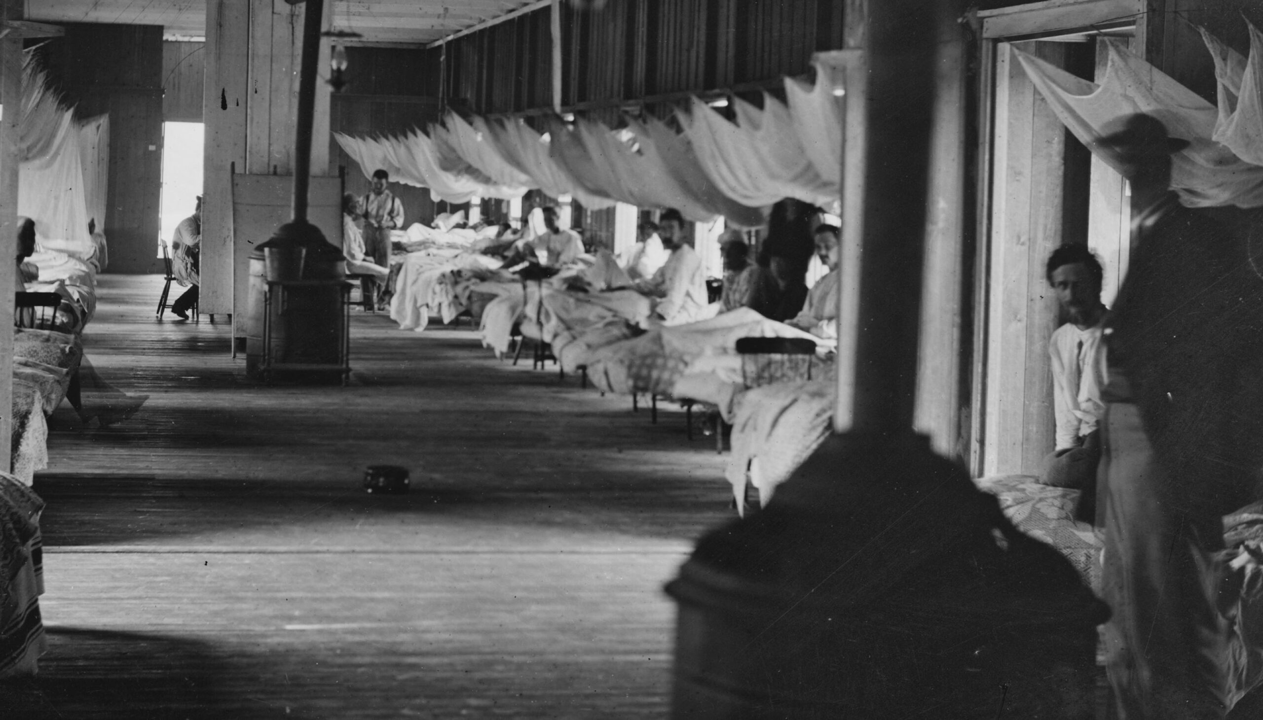 Patients in ward of Harewood Hospital, Washington, D.C. 