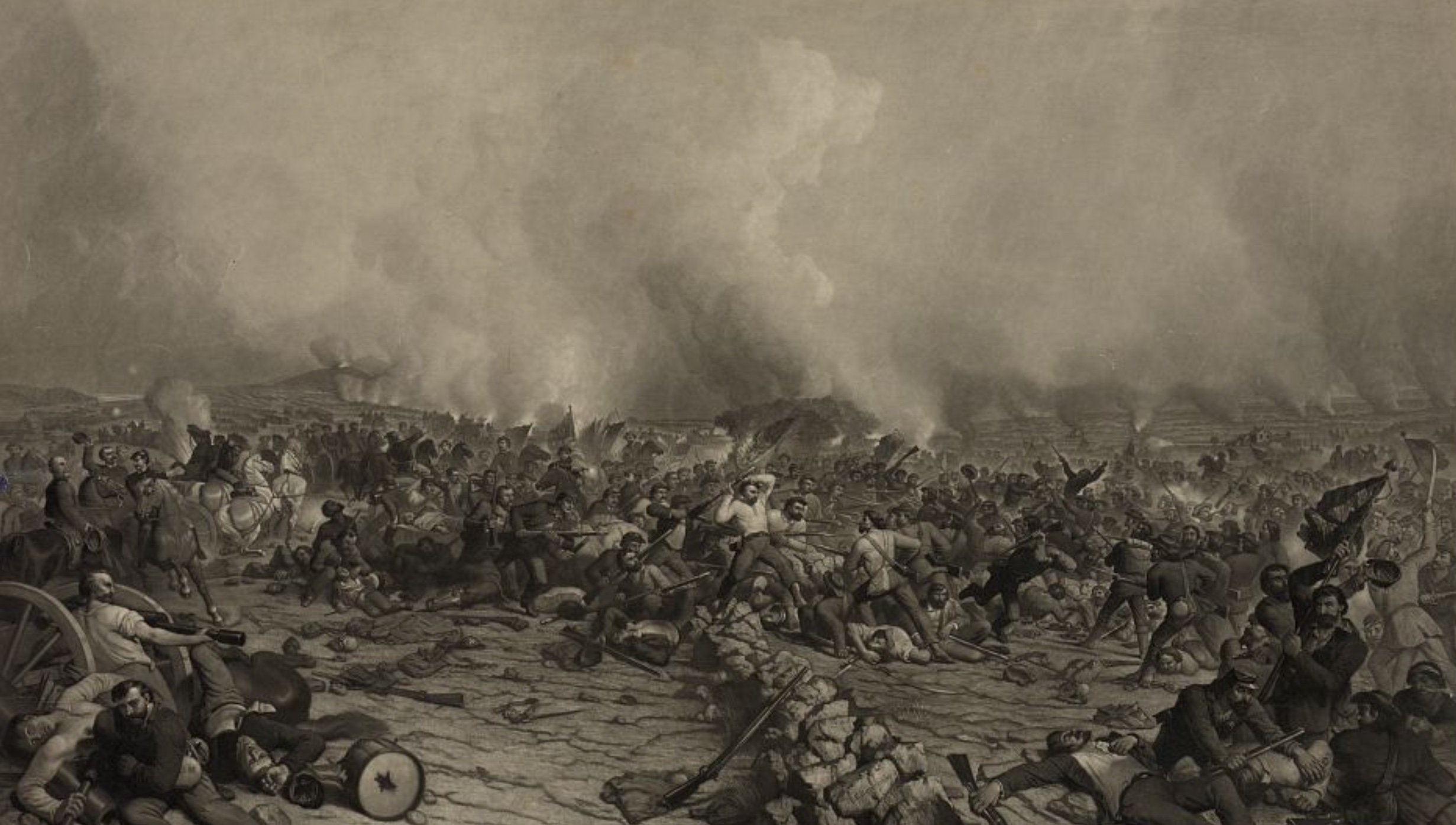 The Battle of Gettysburg by Peter Rothermel