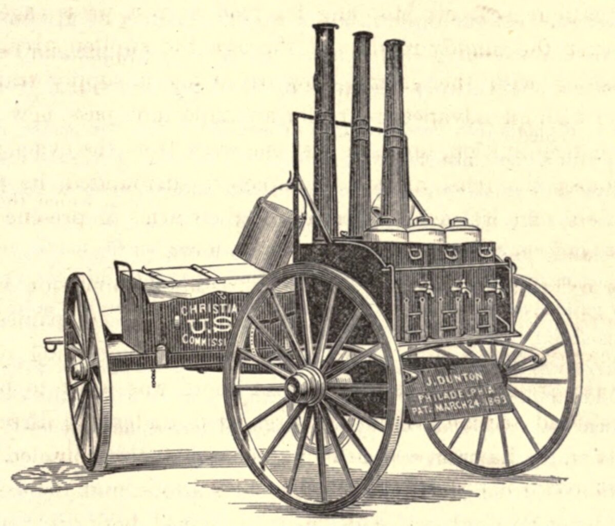 Jacob Dunton's Civil War coffee wagon