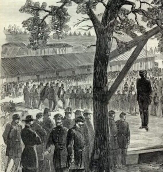 A Civil War execution