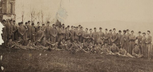 Cadets at the U.S. Military Academy at West Point during the Civil War.